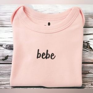 BéBé Belle Boutique Pink Newborn Signature Onesie